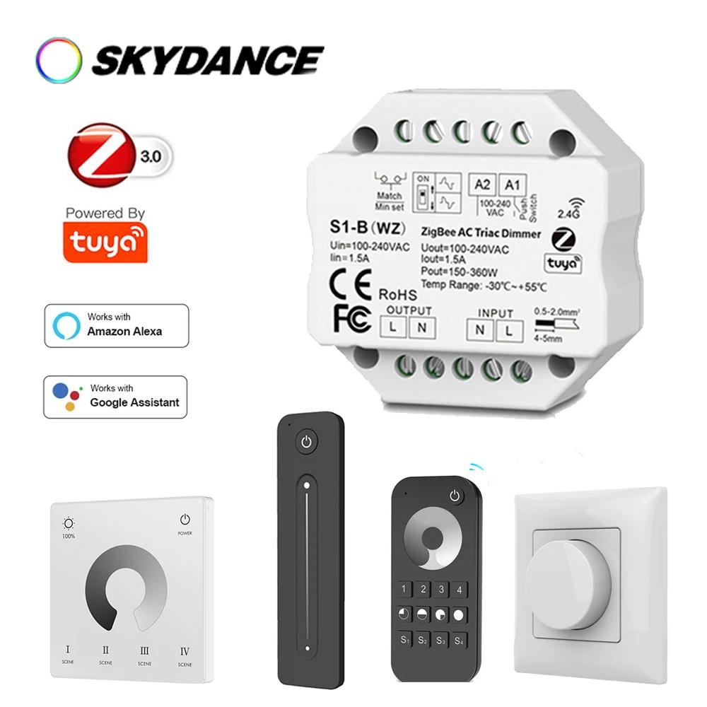 Skydance (Tuya + Zigbee) AC Ʈ̾ LED   ġ, ˷  Ȩ ۵